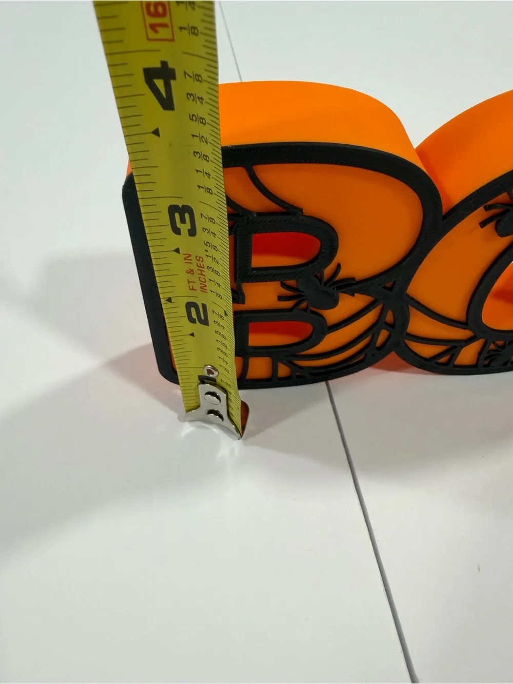3D Printed bold orange